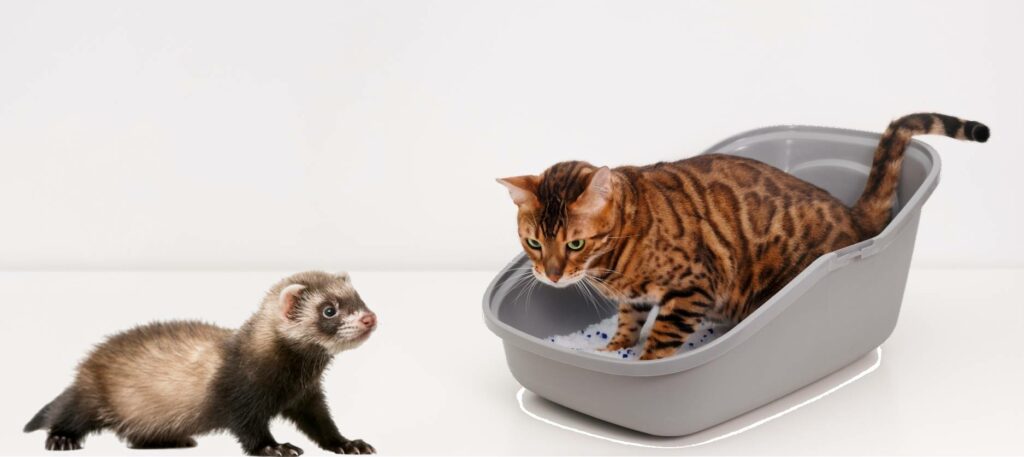Can ferrets use cat litter