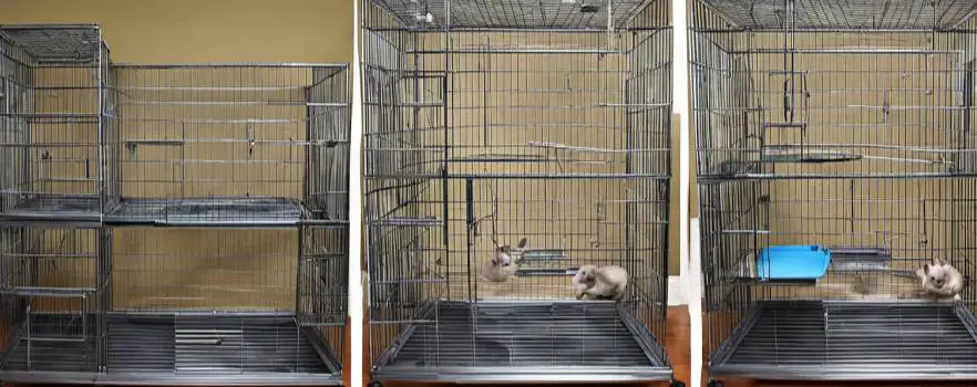 Chinchilla double level cage nation critter cage