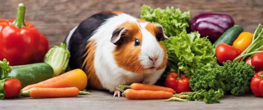 How often should guinea pigs eat vegetables 