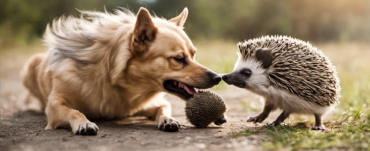 dogs eat hedgehogs