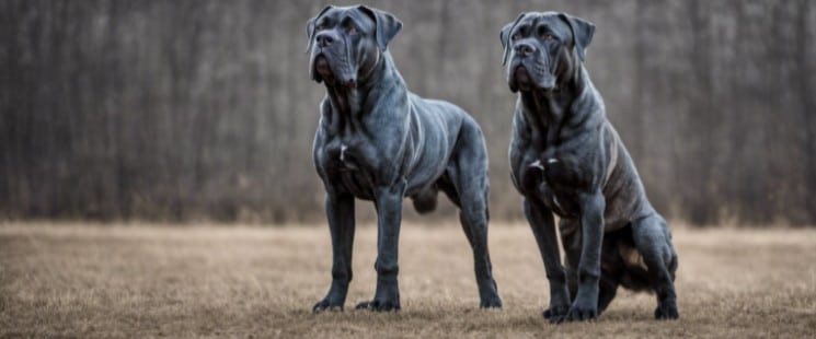 Overview of cane corso blue brindle