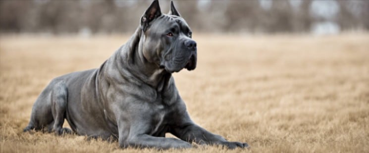 Size, weight, and physical exercise of a blue brindle Cane Corso 