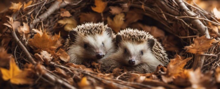 Where do hedgehogs hibernate
