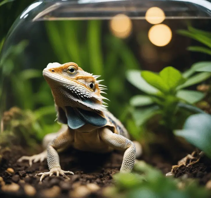 Bearded dragon eat crickets