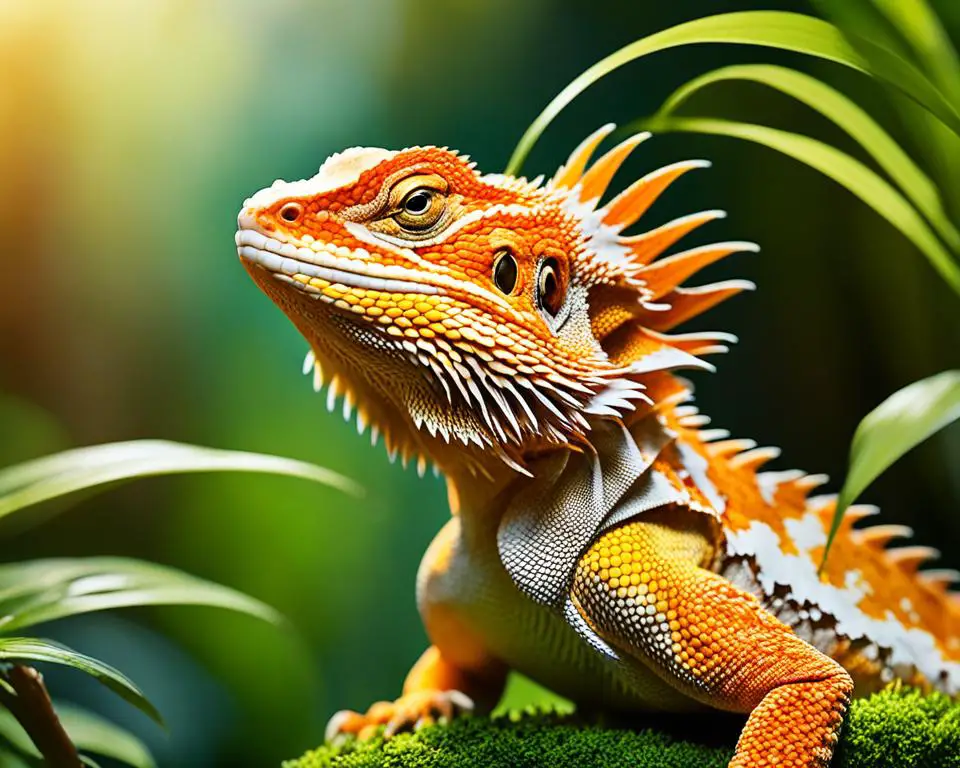 Orange Bearded Dragon Aesthetics