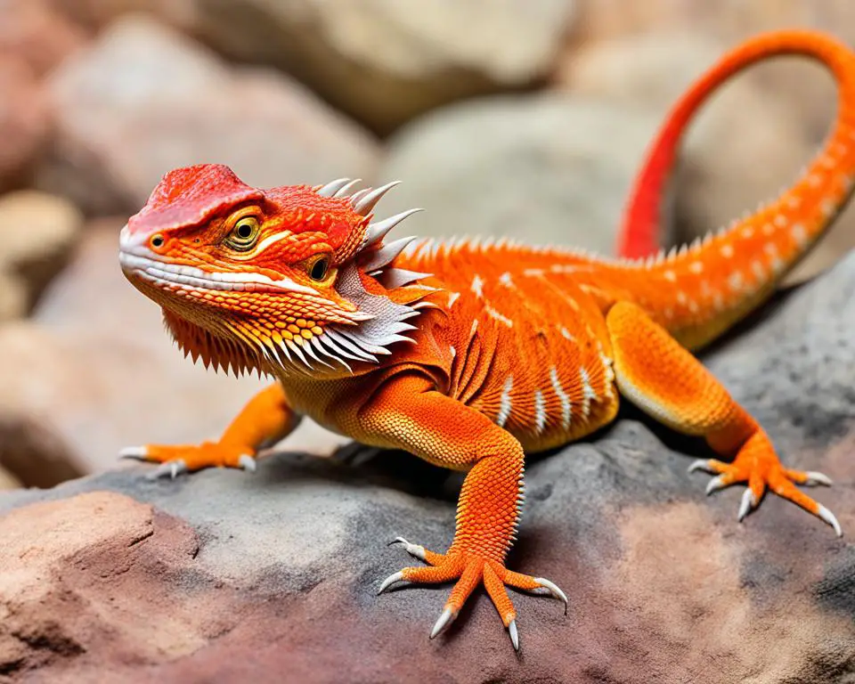 Red Monster Bearded Dragon Rarity