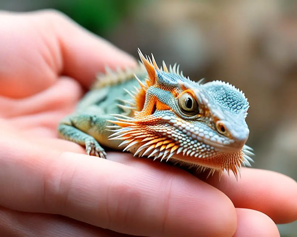 handling bearded dragons