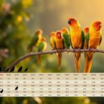 conure size chart